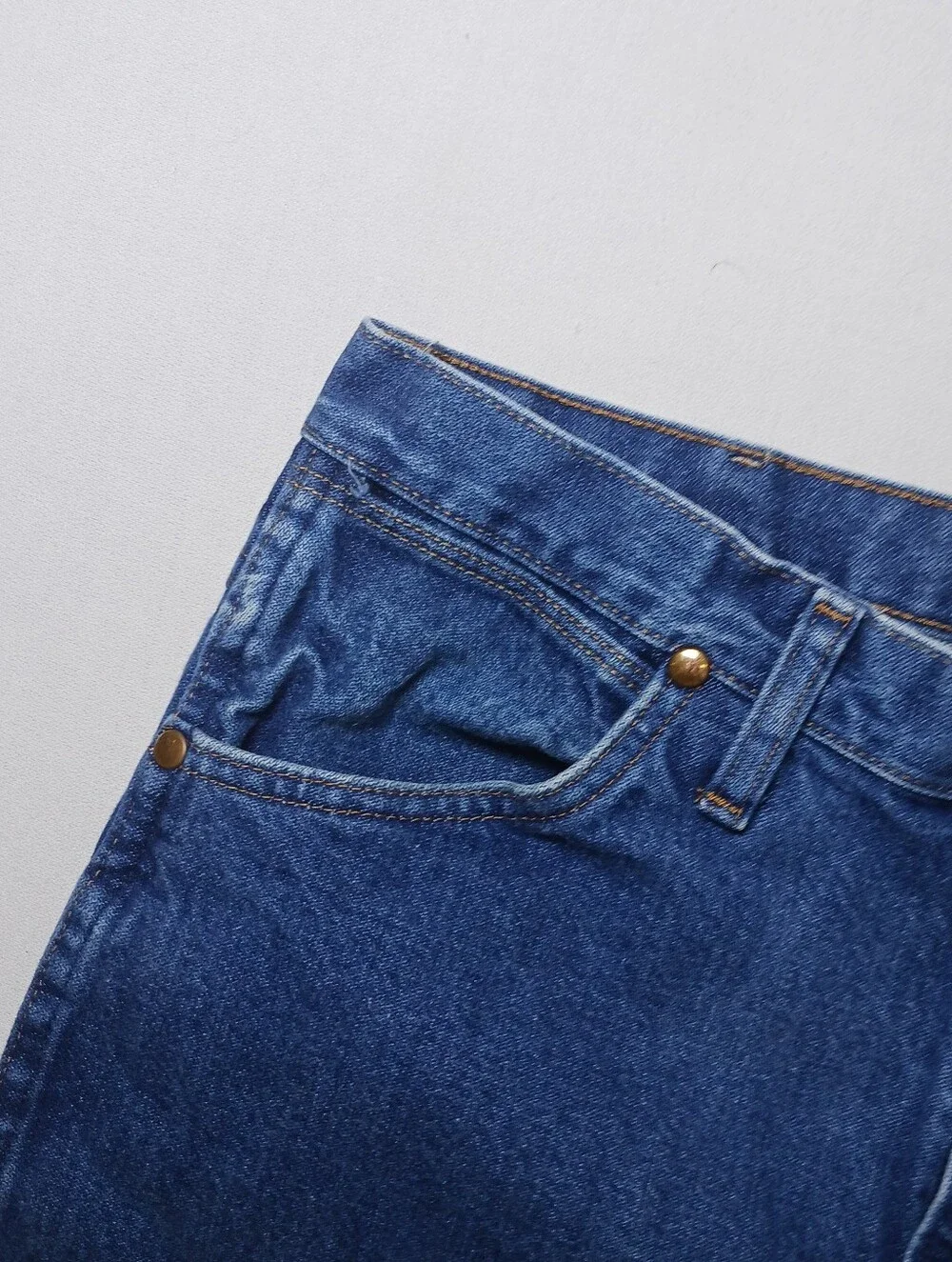 Wrangler Mens Cowboy Cut Prewashed Slim Fit Jeans 32X30 Blue Denim 936PWD